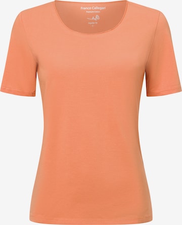 Franco Callegari T-Shirt ' ' in Orange: Vorderseite