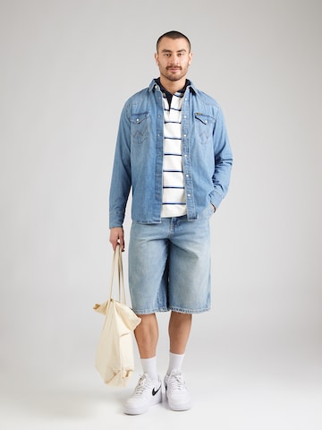 Coupe regular Chemise WRANGLER en bleu