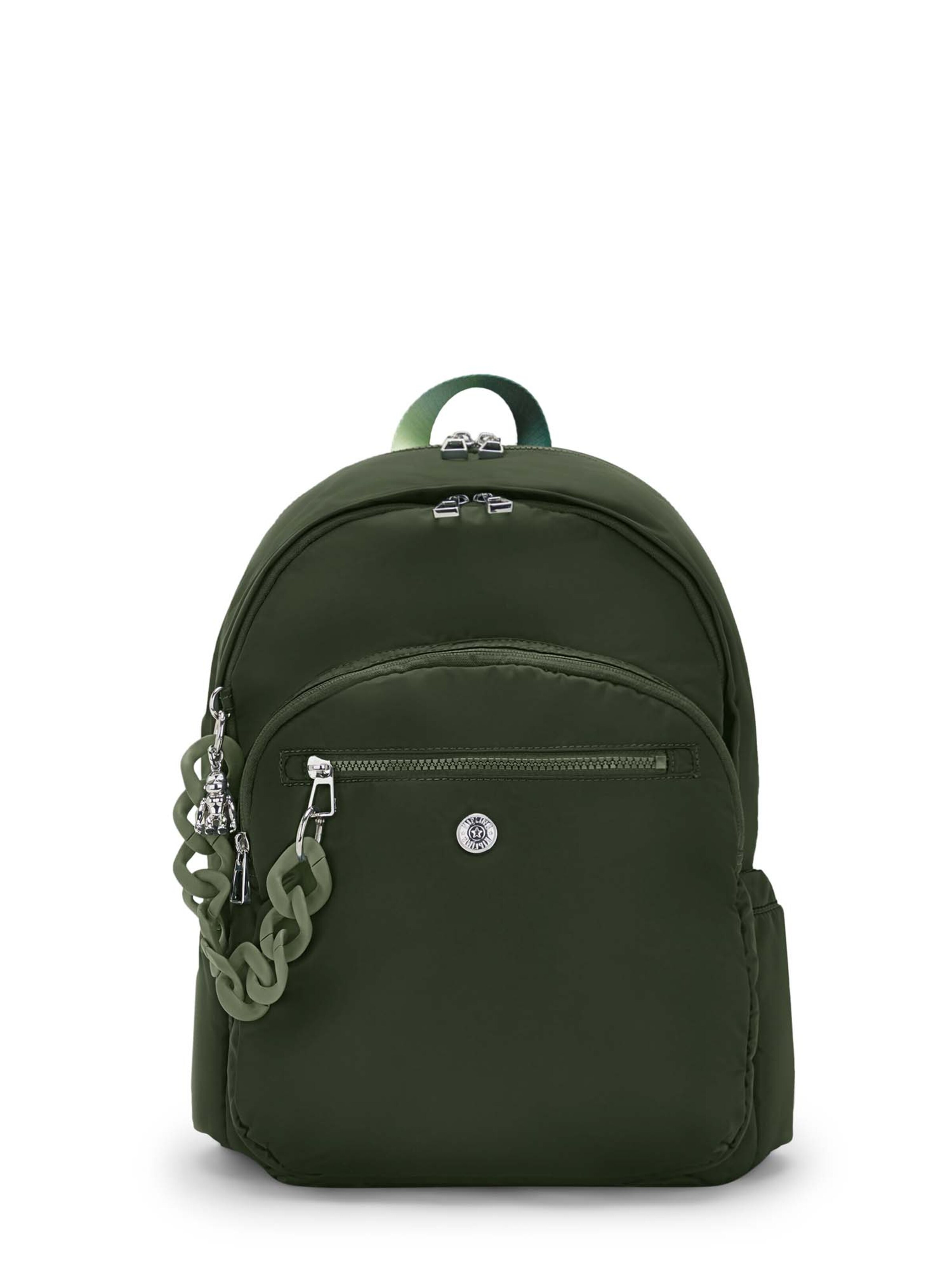 KIPLING Batoh 'Delia' - Zelená: predná strana