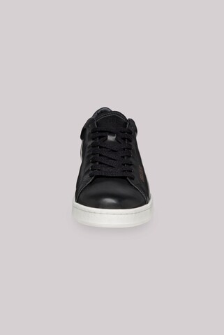 CAMP DAVID Sneaker aus Leder mit Logo Prints in Schwarz