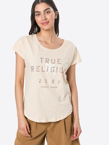 True Religion Koszulka w kolorze różowy: przód