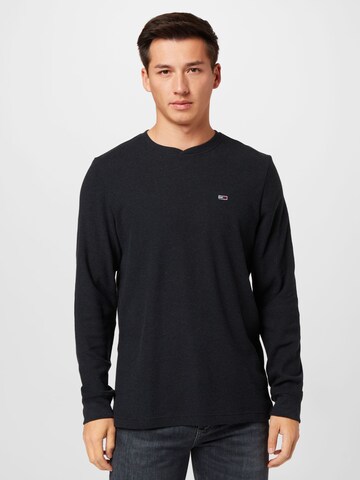 T-Shirt Tommy Jeans en noir : devant