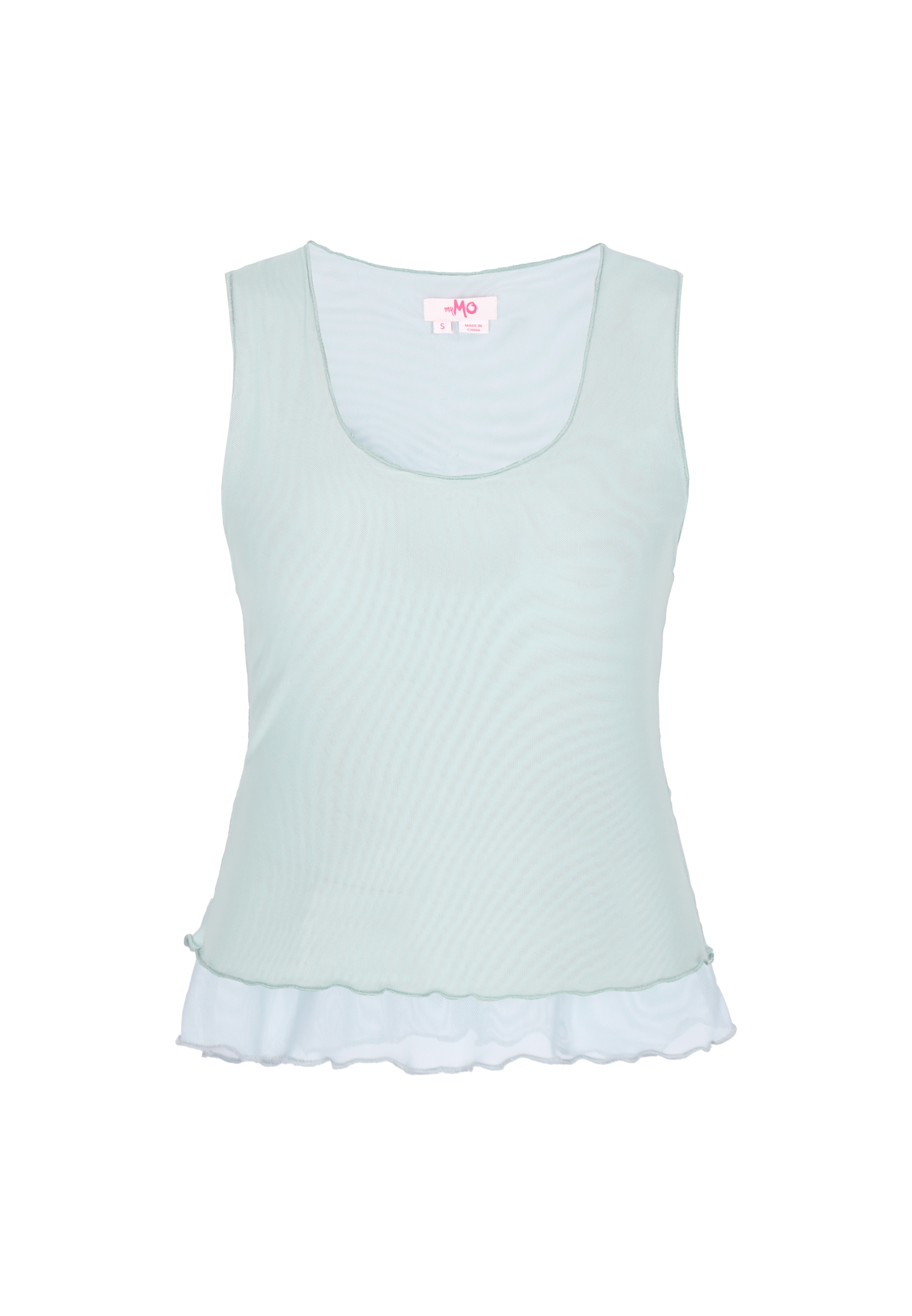 MYMO - Top en azul: frente