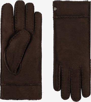 Gants 'HELSINKI' Roeckl en marron : devant