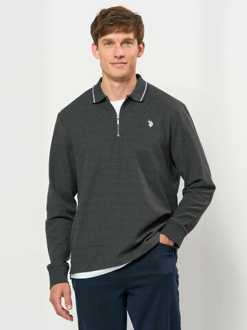 U.S. POLO ASSN. Regular fit Overhemd ' UMDenver ' in Grijs: voorkant