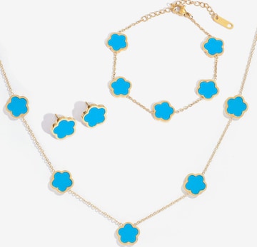 NTHIRTYTHREE Jewelry Set in Blue: front