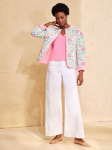 love & roses Přechodná bunda – bílá