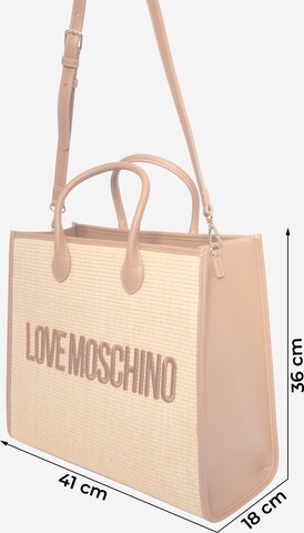 Love Moschino Nákupní taška – béžová