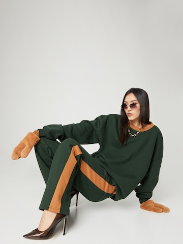 Smiles Sweatshirt 'Falk' in Green