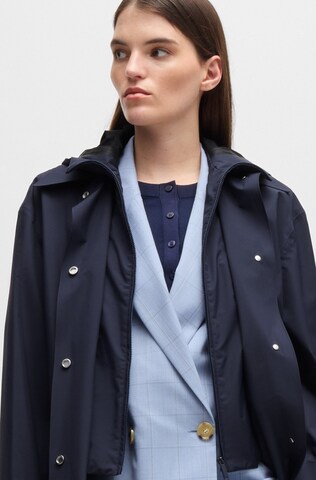 BOSS Trenchcoat 'Prefari-Trvl' in Blau