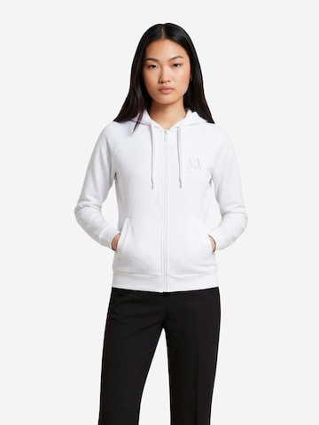 ARMANI EXCHANGE Sweatjakke 'XW002814 AF13397' i hvid