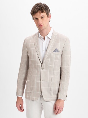Coupe regular Veste de costume 'Maarten' Finshley & Harding en beige : devant