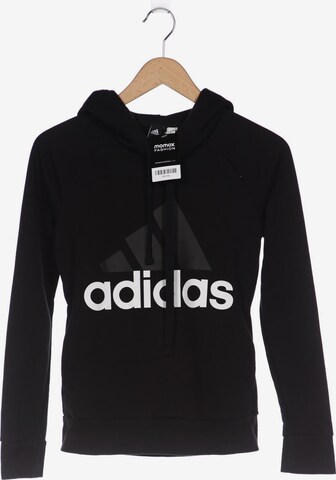 ADIDAS PERFORMANCE Kapuzenpullover XS in Schwarz: predná strana