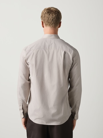 Next Regular fit Button Up Shirt in Beige