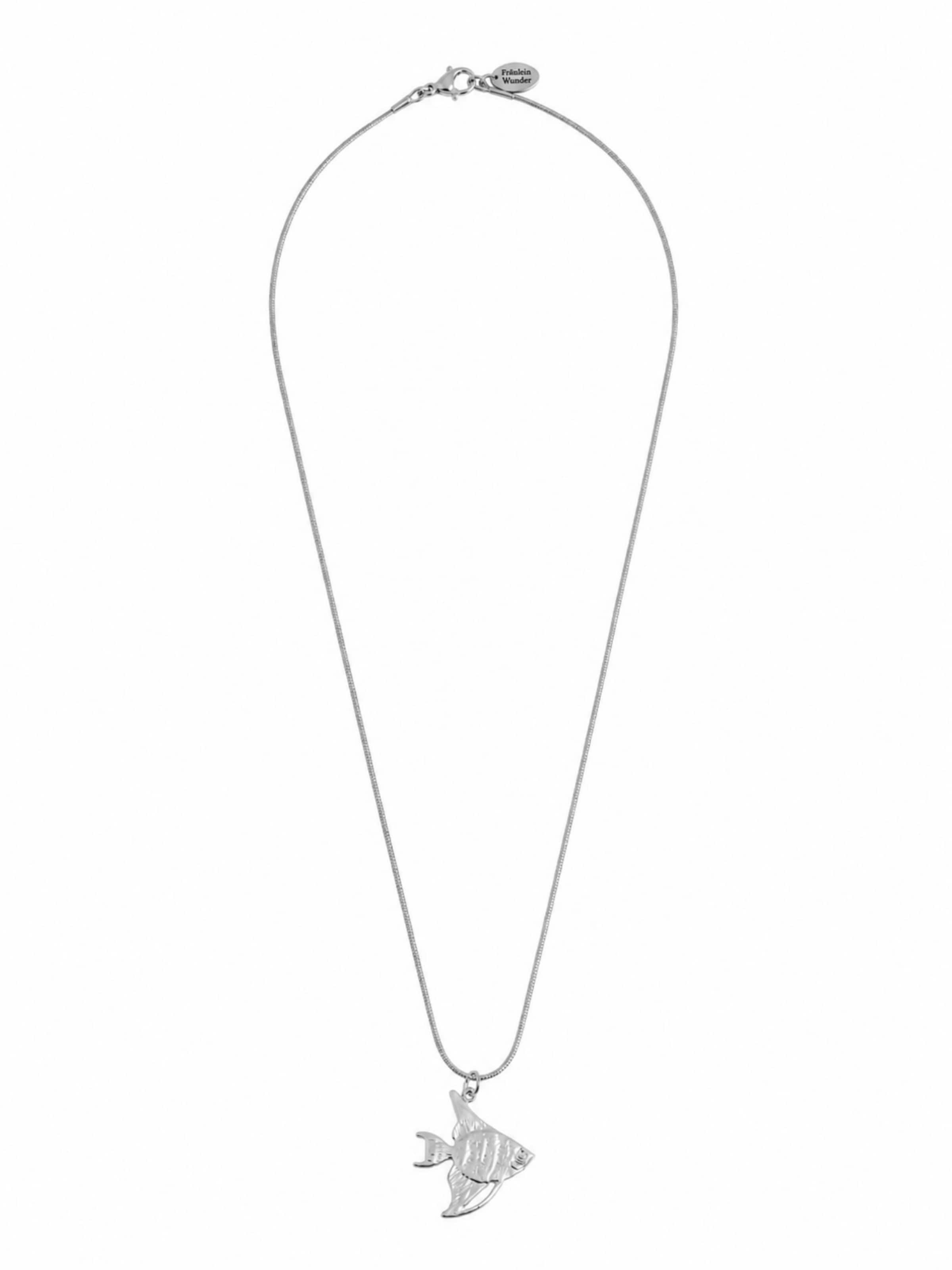 Fräulein Wunder Necklace 'Fisch' in Silver: front
