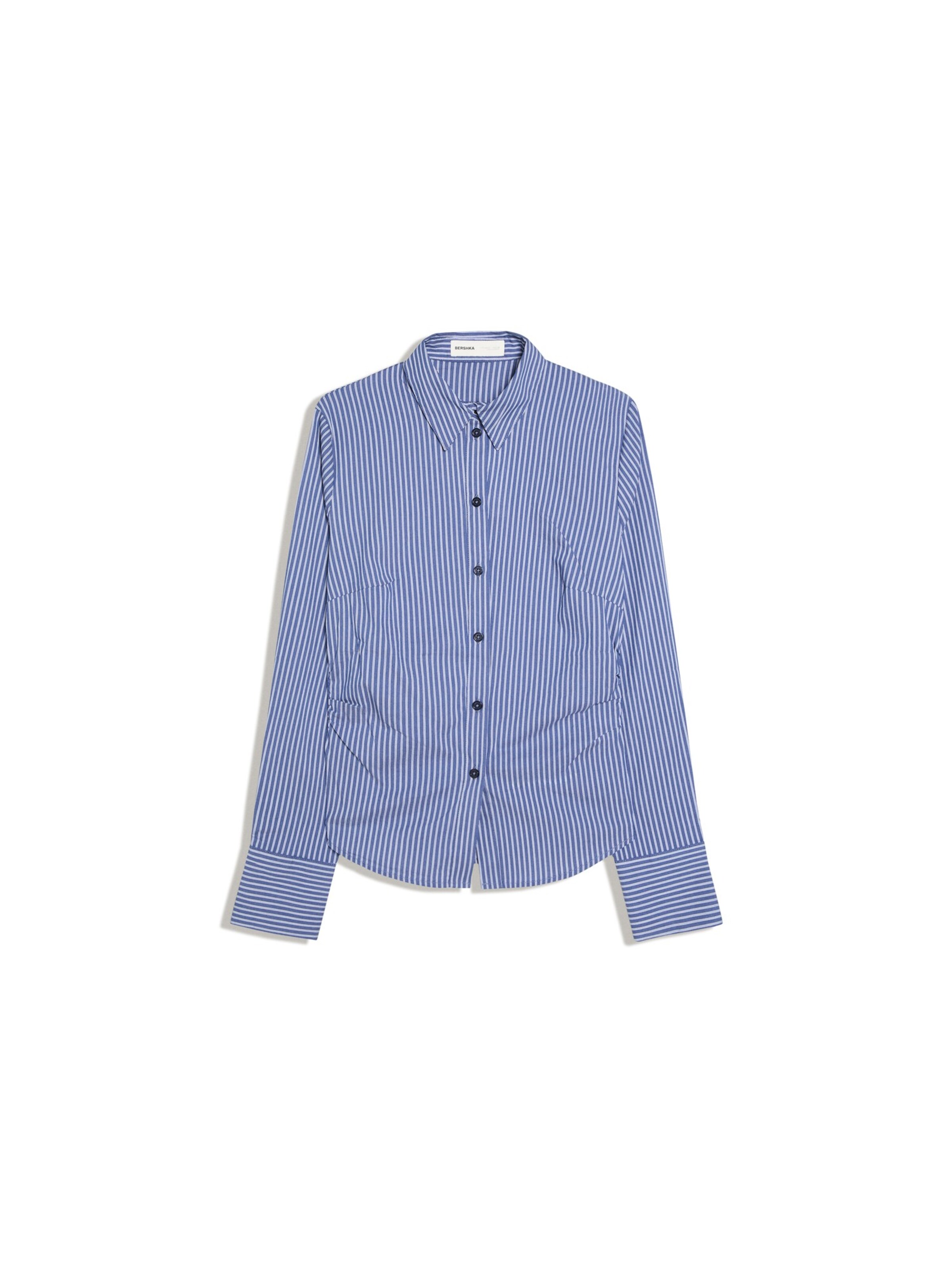 Chemisier Bershka en bleu : devant