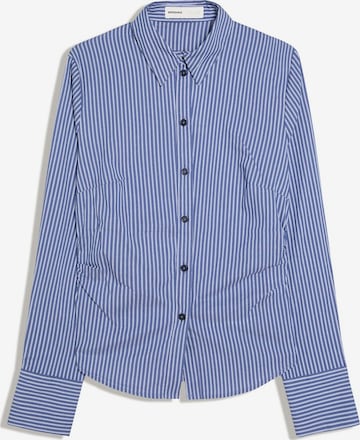 Chemisier Bershka en bleu : devant
