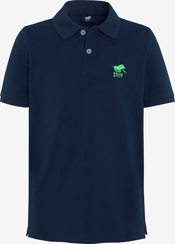 Polo Sylt Shirt in Blue: front