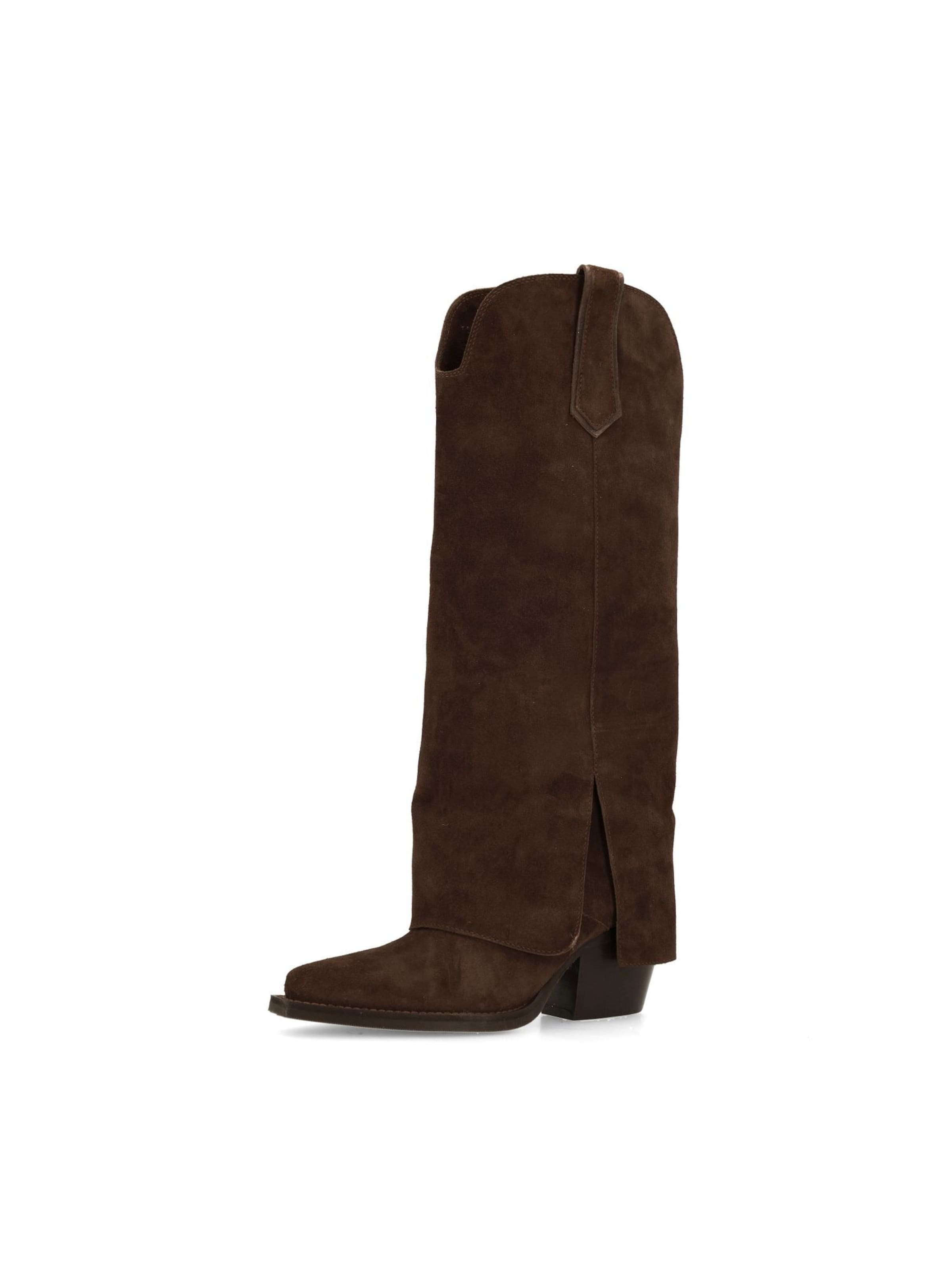 Bottes de cowboy SACHA en marron : devant