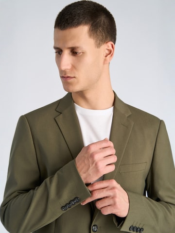 Lindbergh Slimfit Puku värissä vihreä