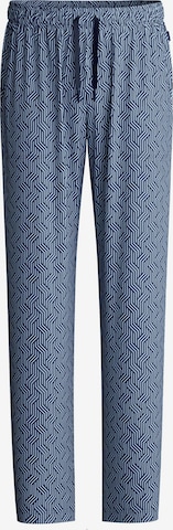 CALIDA Pyjamabroek 'RMX Sleep Superlight' in Blauw: voorkant