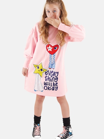Denokids Jurk 'Fancy' in Roze: voorkant