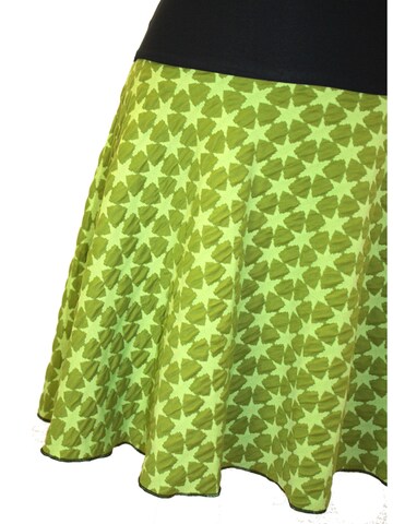 dunkle design Skirt 'Stern' in Green