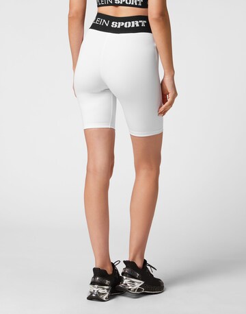 Plein Sport Skinny Sports trousers in White