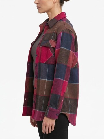 Chemisier 'Comfy Heavyweight Flannel Shirt' Radwa en rouge