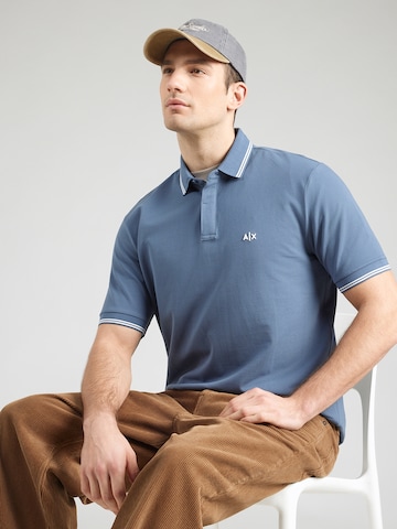 ARMANI EXCHANGE Poloshirt in Blau: Vorderseite