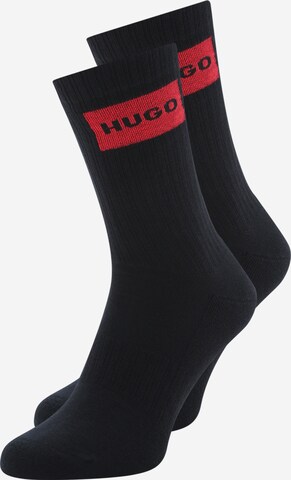 Chaussettes HUGO en noir : devant