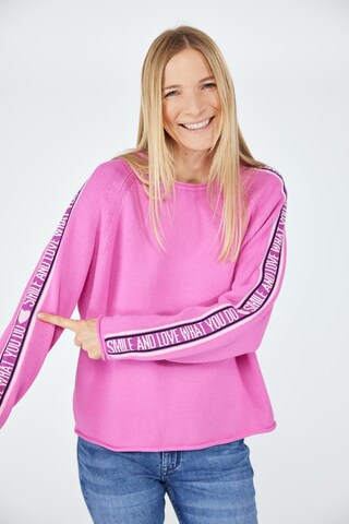 LIEBLINGSSTÜCK Sweater in Pink: front