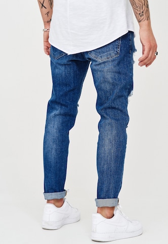 behype Slim fit Jeans 'Dino' in Blue