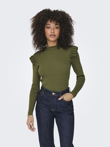 Pullover 'ONLSia Sally' di ONLY in verde: frontale
