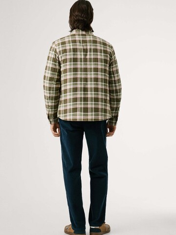 Pepe Jeans Regular fit Button Up Shirt 'Clemen' in Green