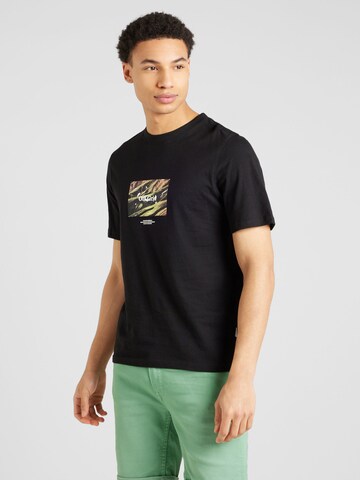 JACK & JONES - Camisa 'LAFAYETTE' em preto: frente