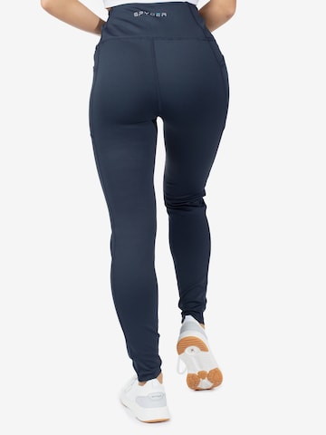 Spyder Skinny Sportbroek in Blauw