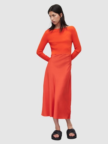 AllSaints - Vestido 'HERA' en rojo