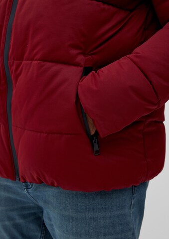 s.Oliver Men Big Sizes Winter Jacket in Red