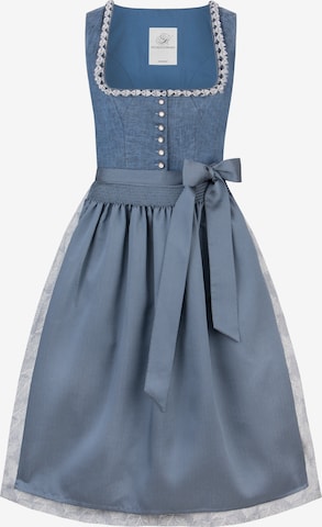 STOCKERPOINT Dirndl 'Sarina' in Blau: Vorderseite