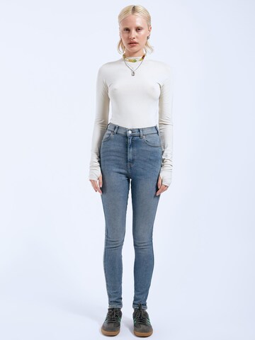 Dr. Denim Skinny Jeans 'Moxy High Skinny' in Blauw