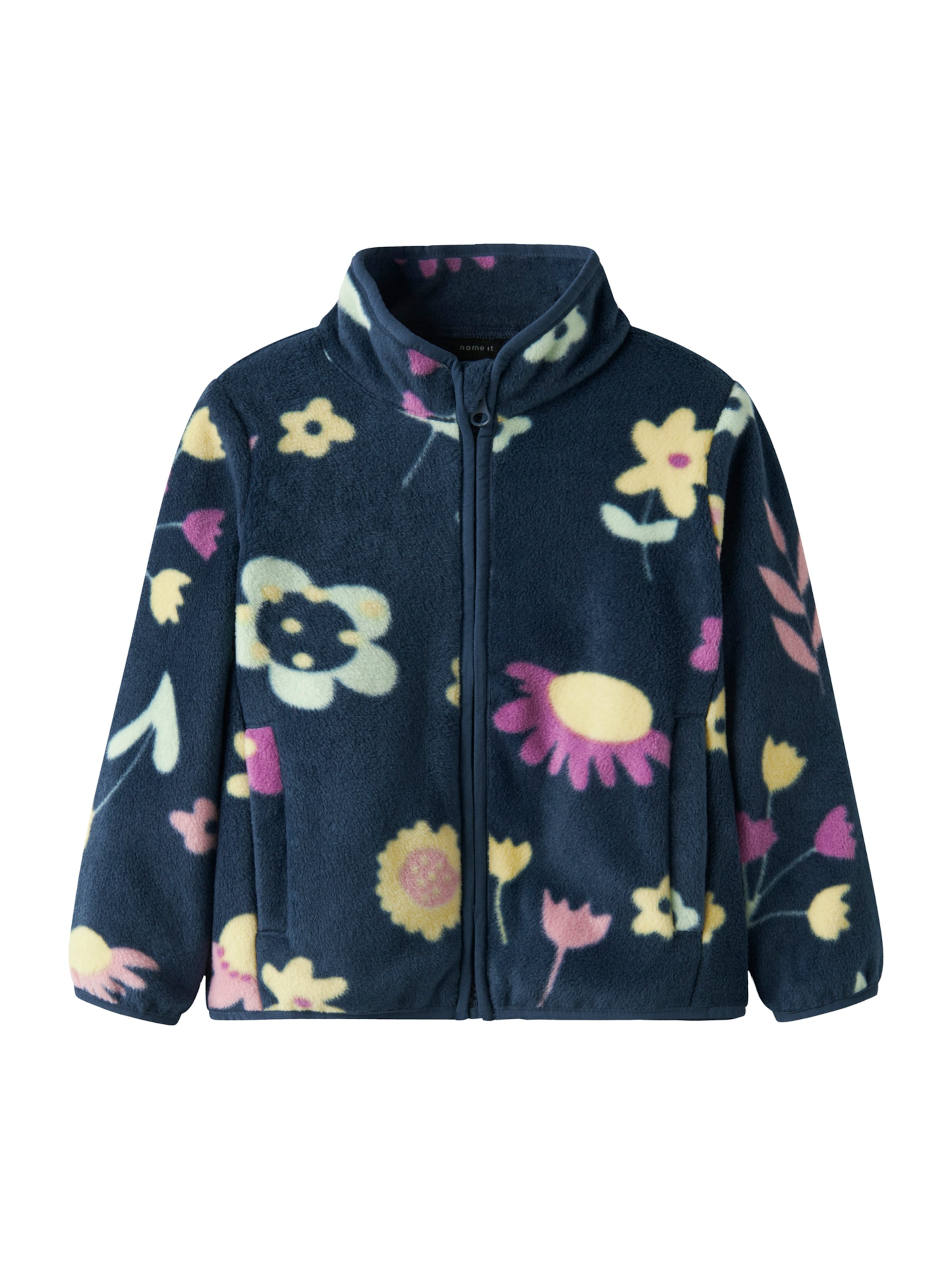 NAME IT Ζακέτα φλις 'NMFMEEKO' σε μπλε: μπροστά