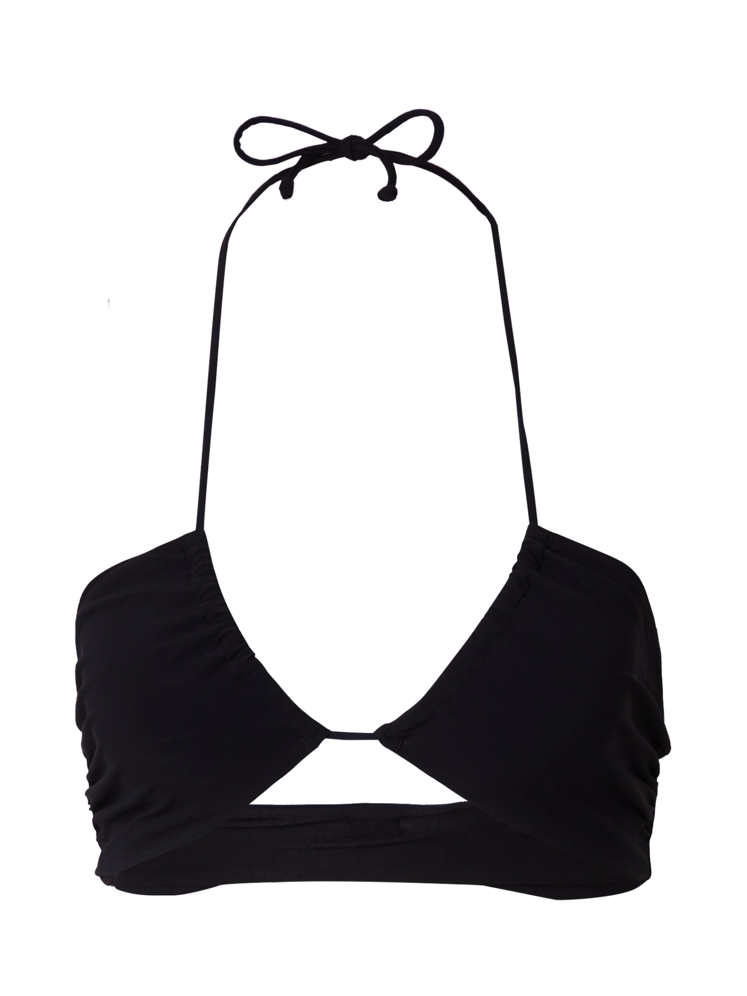 Banana Moon - Bandeau Top de bikini en negro: frente