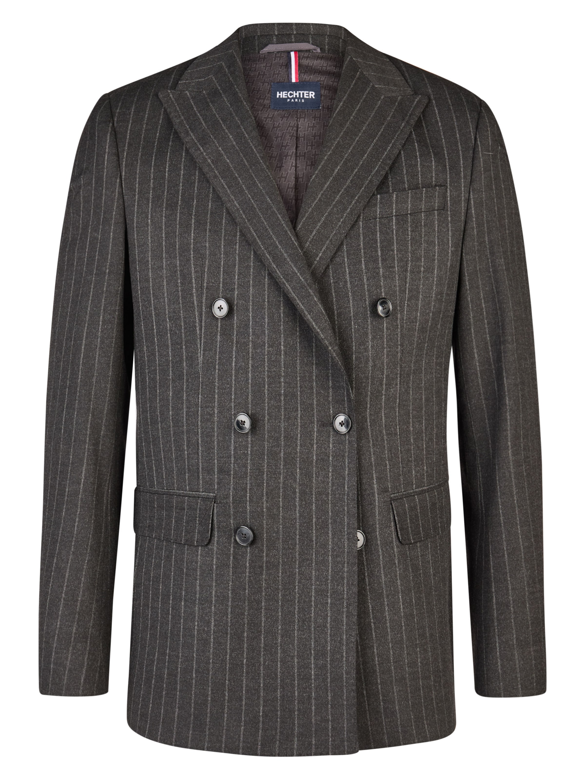 HECHTER PARIS Slim Fit Sakko in Grau: Vorderseite