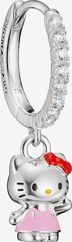 Thomas Sabo Hello Kitty Single-Creole mit weißem Zirkonia in Pink: Vorderseite