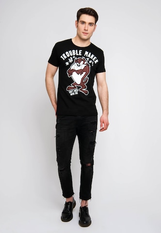 LOGOSHIRT Shirt in Zwart