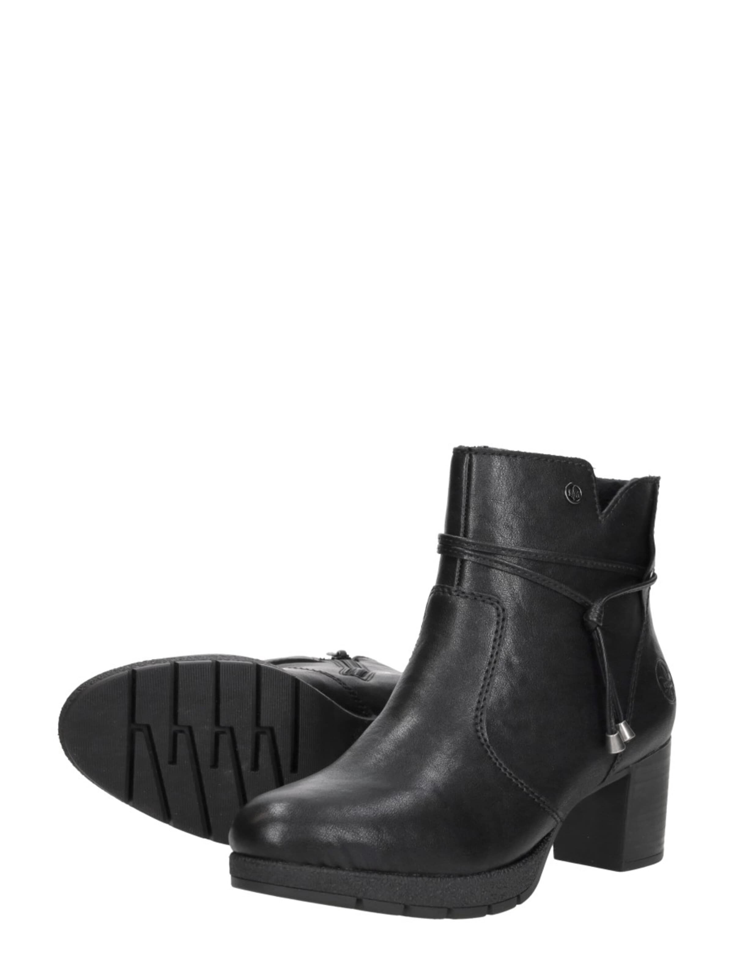 Boots 'Enkellaarsjes Hak' Rieker en noir