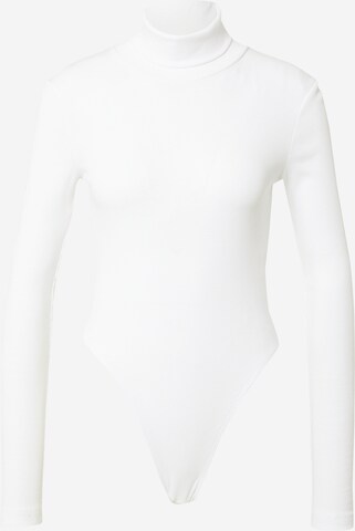 WEEKDAY Κορμάκι-μπλουζάκι 'Verena' σε λευκό: μπροστά