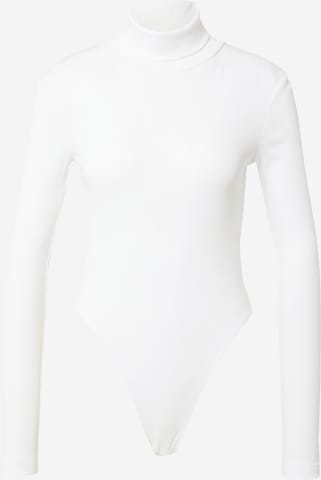 WEEKDAY Shirt bodysuit 'Verena' in White: front
