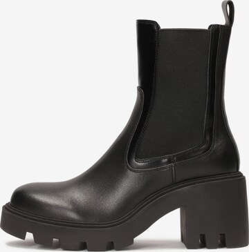 Kazar - Botas Chelsea en negro: frente